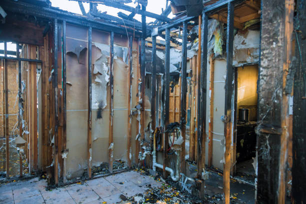 Professional Fire Damage Removal technician working in Lovejoy, GA